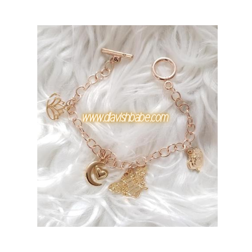 "01" Charms bracelet