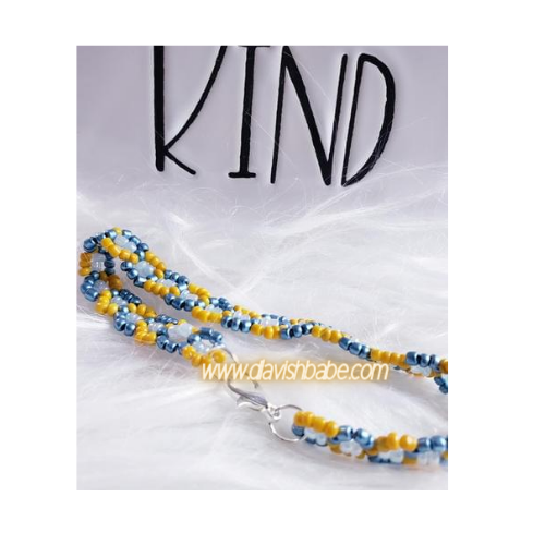 "Blue meet yellow" Bracelet