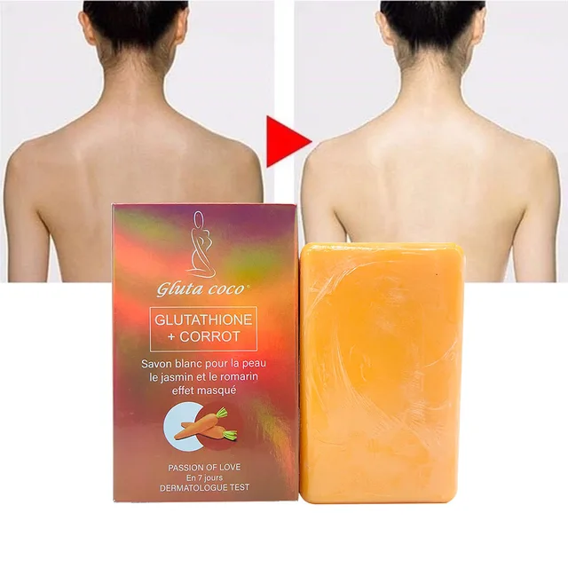 Glutathione carrot soap